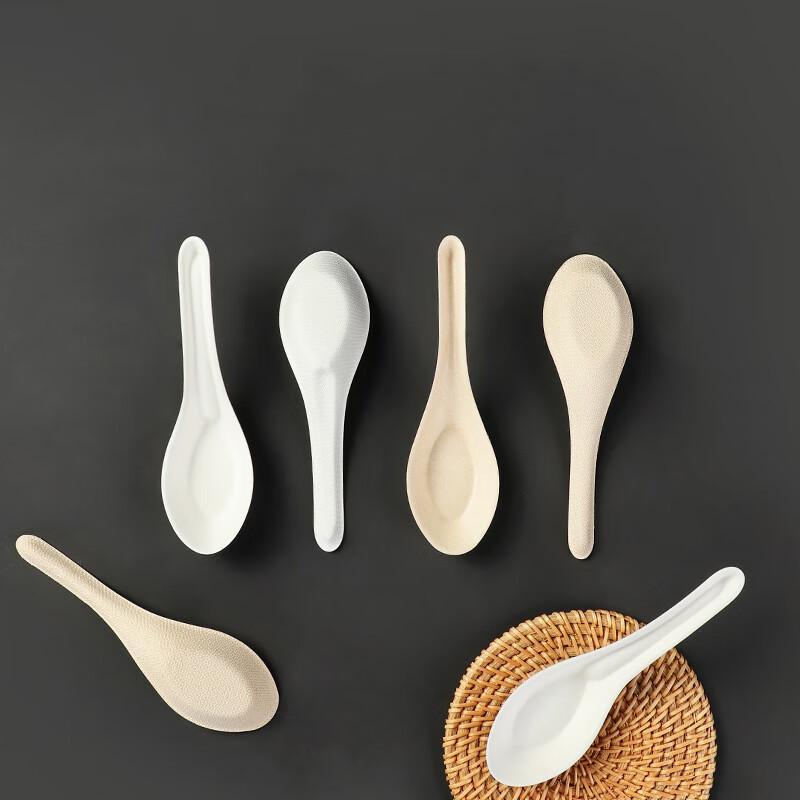 Disposable Chinese Style Paper Pulp Spoons