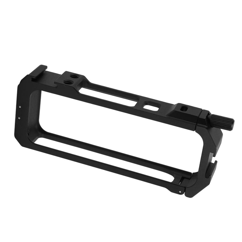 Actionkamera Rahmenkäfig Aluminiumlegierung Sportkamera Schutzkäfig mit 2 Cold Shoe Halterungen für