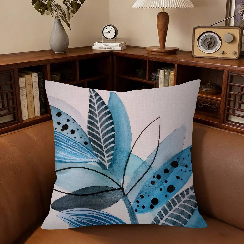 Modern Abstract Watercolor   Personalized Pillow Cover Kids Bedroom Wild Party Decor Pillowcase Kid Birthday Shower Gift