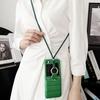 Suitable for Samsung Z Flip5 Mobile Phone Case Z Flip4 Down Jacket Ring Buckle Diagonal Span Protective Case Pocket