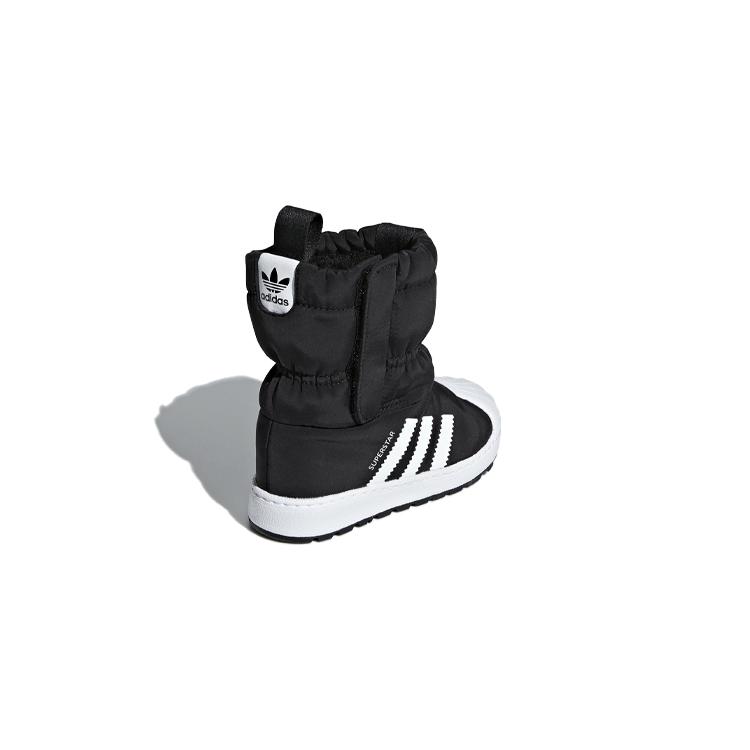 adidas Originals SST Wint3r Cf I Comfortable Slip Resistant Abrasion Resistant High Top Kids' Shoes Black B22502