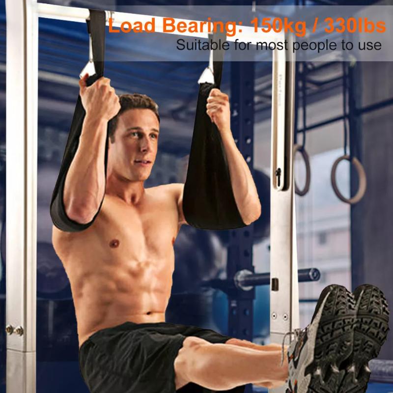 Heavy Duty Rip-Resistant Ab Sling Straps Suspension Fitness A Pair For Pull Up Bar Hanging Leg Raiser Gym Home Fitness Equipment