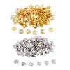 100x Square Metal Rivets DIY Jewelry Pyramids , Sliver