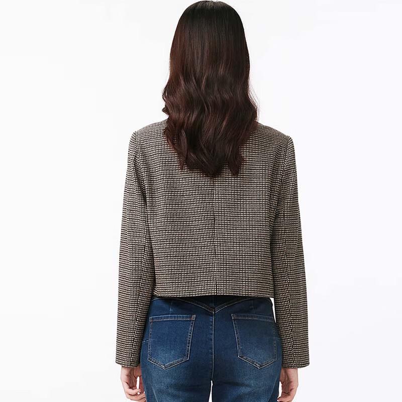 JESSIE Women's Elegant Polo Collar Short Jacket