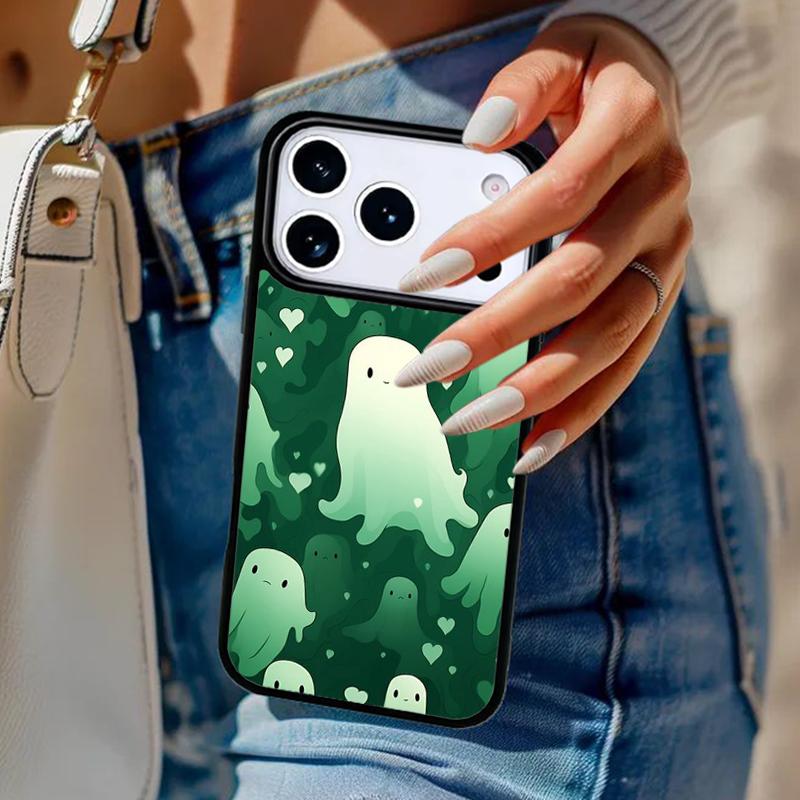 There's A Ghost Phone Case For iPhone 17 Air 14 15 13 12 Max Cover For Apple 16e 11 Pro Max Plus Coque