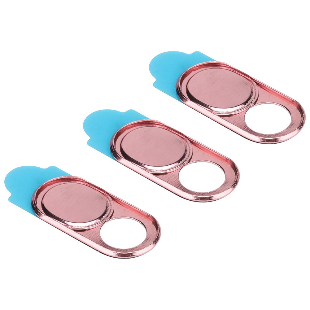 3pcs Metal Lens Cap Camera Privacy Protect Sticker Webcam Cover For Smartphone Tablets