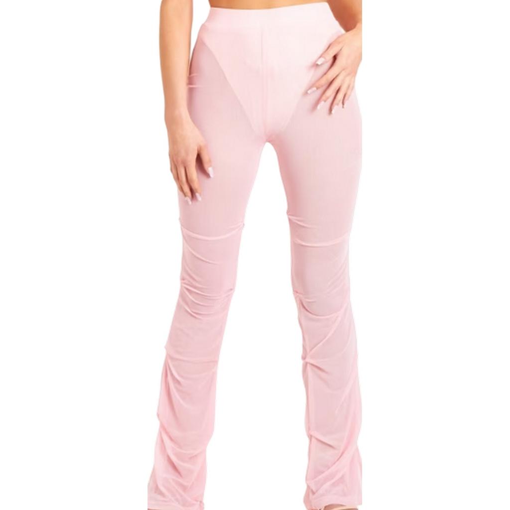Missy Empire Womens/Ladies Mesh Flared Trousers