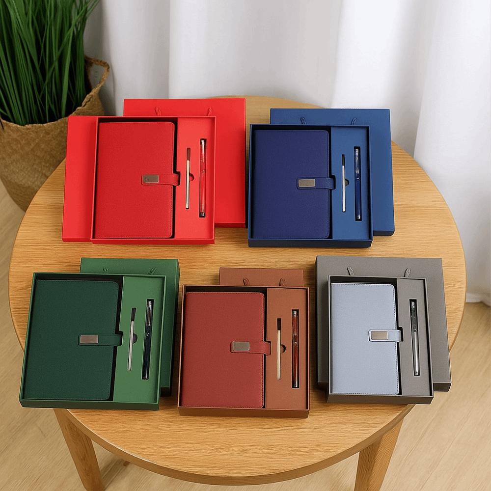 Refill Set Corporate Gifts Set Stylus Pen Customized Notebook Notebook Pen Set  Business Meetings