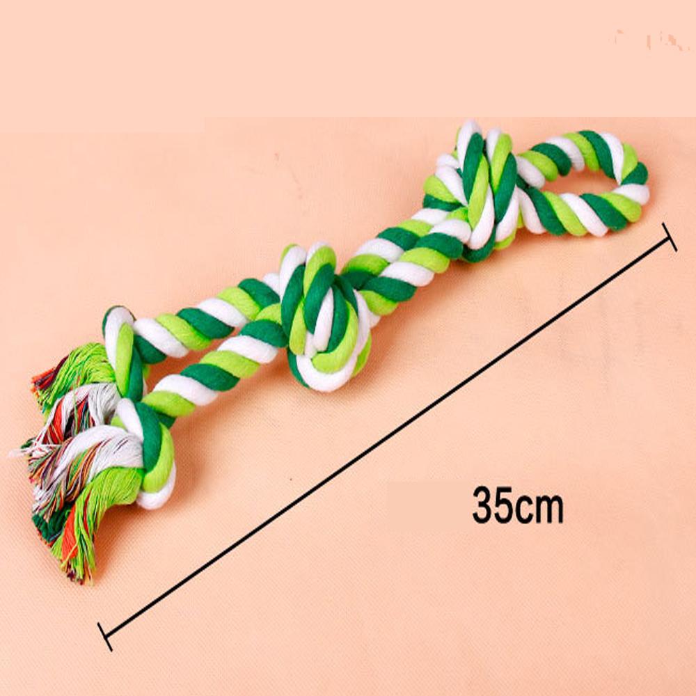 Manufacturer Custom Logo Bite Resistance Green Durable Ball Pet Dog Rope Toys Set