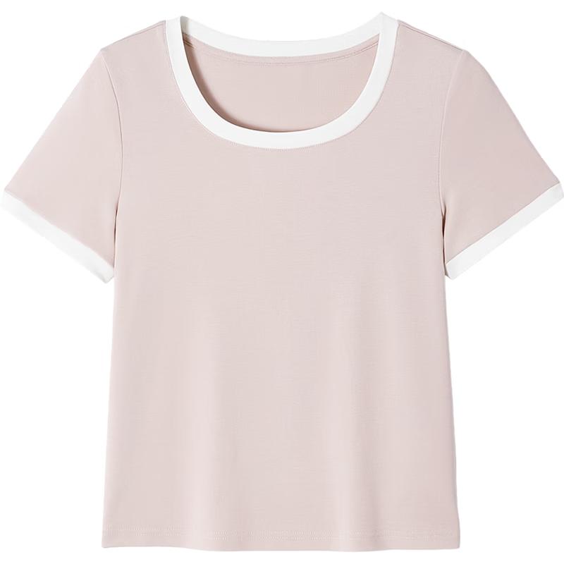 EICHITOO Women's 2026 Summer Colorblock Round Neck T-Shirt