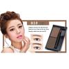 NOVO Dual-Color Eyebrow Powder: Waterproof, Sweatproof, Non-Smudging, Long-Lasting, Natural Look - Perfect for Beginners and Students.