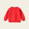 Children's Fleece-Lined Sweatshirt - Winter Warm Top for Boys & Girls, New Year & Christmas Apparel, Thickened Baby Winter Clothing
