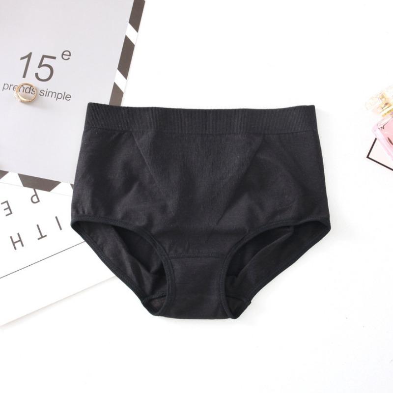 Women's seamless underwear, belly and hip lift mid-waist cotton briefs, comfortable and breathable shorts, women's underwear