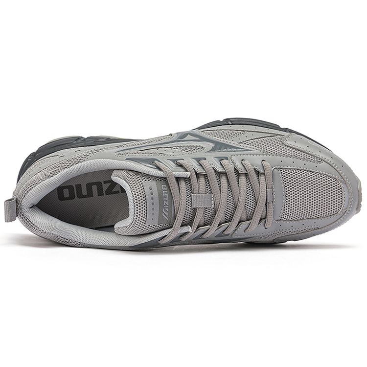 Mizuno Scarpe da Corsa Casual Basse con Suola Spessa Retro Veloce Tessuto Pelle Ammortizzazione Resistente all'Usura Traspirante Rimbalzo D1GH223004