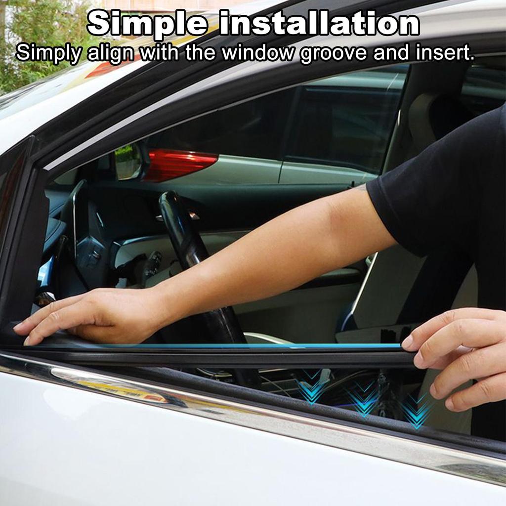 Car Wiper For Side Windshield Rubber Side Window Wiper Tool For Car Automotive Maintenance Supplies Quiet Cleaning Tool For