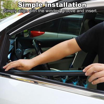 Car Wiper For Side Windshield Rubber Side Window Wiper Tool For Car Automotive Maintenance Supplies Quiet Cleaning Tool For