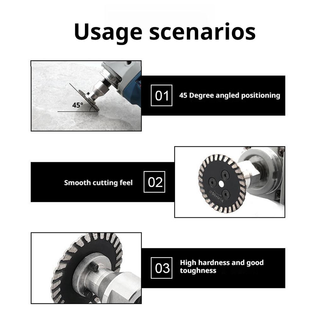 M14 Mini Diamond Saw 30/40/50/60mm Cutting Grinding Wheel Disc For Stone Ceramic Tile Precision Carving Wheel Tools