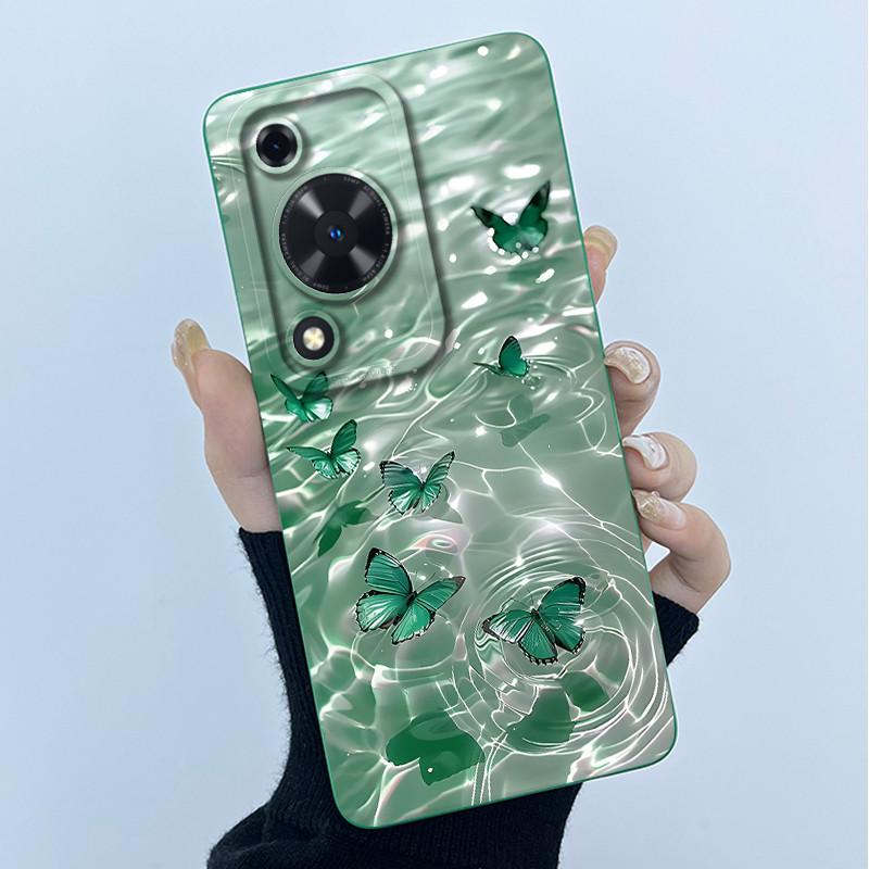 For Huawei Nova Y72 Phone Case Fashion Simplicity Flower Matte Silicone Shell For Huawei Nova Y72S Y63 Y 72 Back Cover Housing