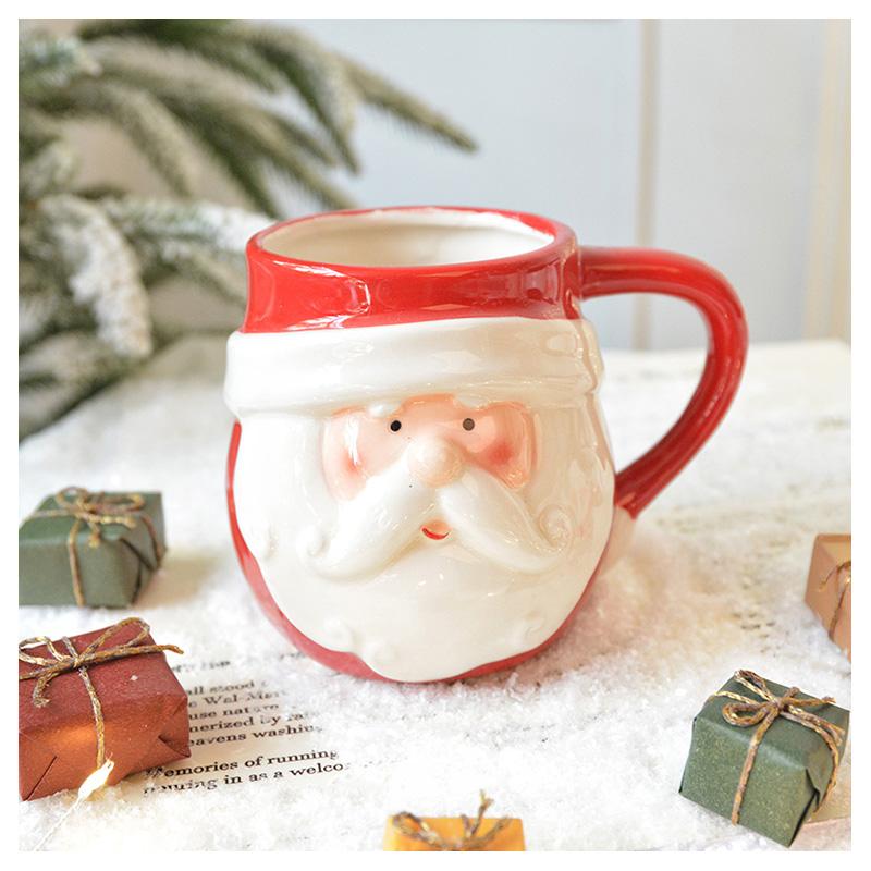 Weihnachtsserie Weihnachtsmann-förmige Tasse Schneemann-förmige Tasse Weihnachtsdekoration Geschenk