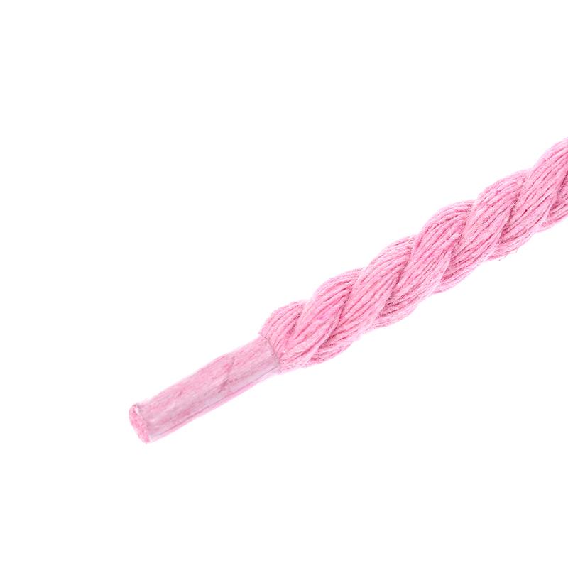 2Pcs Round Thick Rope Laces Polyester Cotton Solid Color Laces 0.8Cm Diameter 120/140/160Cm Length Bold Shoelaces