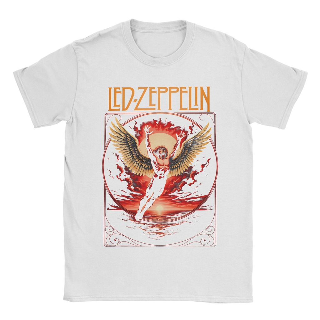 Unisex Women TShirt The Mother Ship Led Zeppelin TShirts Harajuku Summer Tees Vintage Pure Cotton Tops Birthday Present