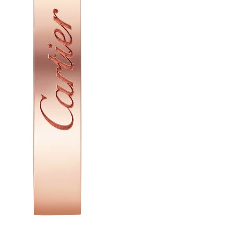 Cartier C De  Classic Letter 18K Gold Ring Unisex rings Rose-Gold B4098000