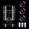 Nail Stamper French Tip Nail Stamp Rotatable Nail Art Stamper Clear Silicone Nail Stamping Jelly Stamper Nails Art Tool