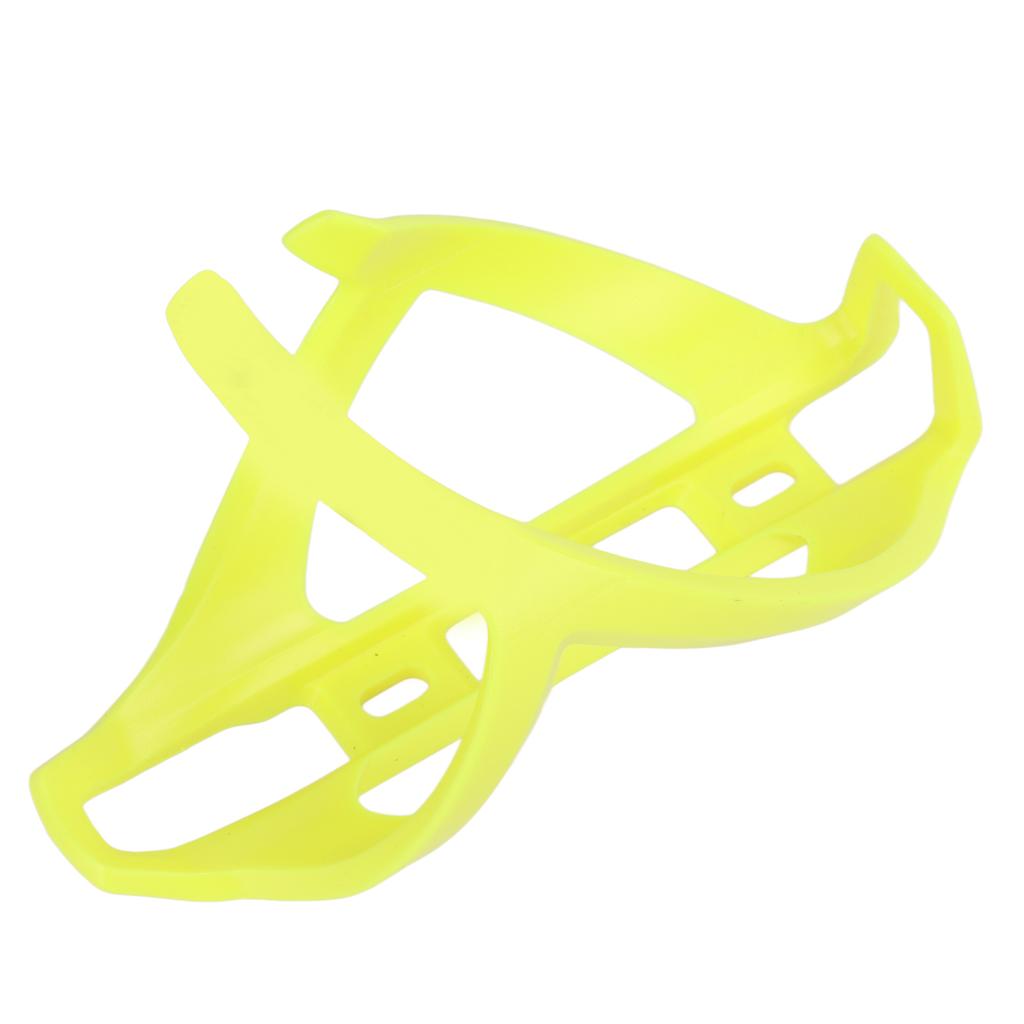 Bike Water Bottle Cage Black High Elastic TPR Resin Bicycle Kettle Holder for Mountain Bicycles Road BicyclesYellow