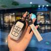 S3 Sienna Key Case 5 6 Button Hybrid Vehicles Alphard Land Cruiser 200 Key Cover Fob Holder Keyring JH3