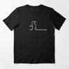 Happy Fashion T-Shirts La Linea Die Linie Osvaldo Cavandoli TV Unisex WoUnisex Stil Streetwear T-Shirt Rundhals Lässige Oberteile Camisetas