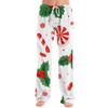 Pantaloni casual de Crăciun pentru femei, fără buzunare, pentru relaxare în vacanță și purtare zilnică