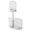 Toothbrush Storage Rack - Wall-mounted Without Drilling - Tooth Care Storage Rack with Dust-proof and Water-draining Function