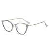 Cat Eye Anti Blue Light Flat Lenses Glasses Light Sensitive  Fashionable Eyeglass