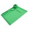 Silicone Work Mat High Temperature Resistance Heat Insulation Electronics Repair Mat 40x30cm Green