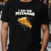 I Am The Pizzaman Funny Graphic Tee Short Sleeve Breathable Cotton Casual Men's T-Shirt