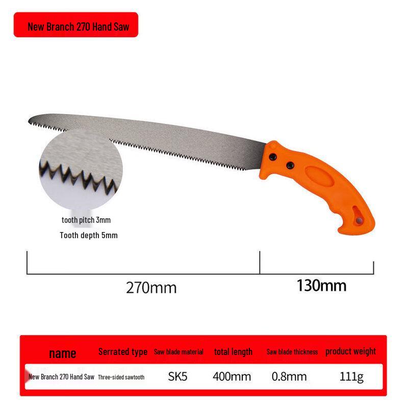 Garden Pruning Hand Saw Set CN plug (adapter included)