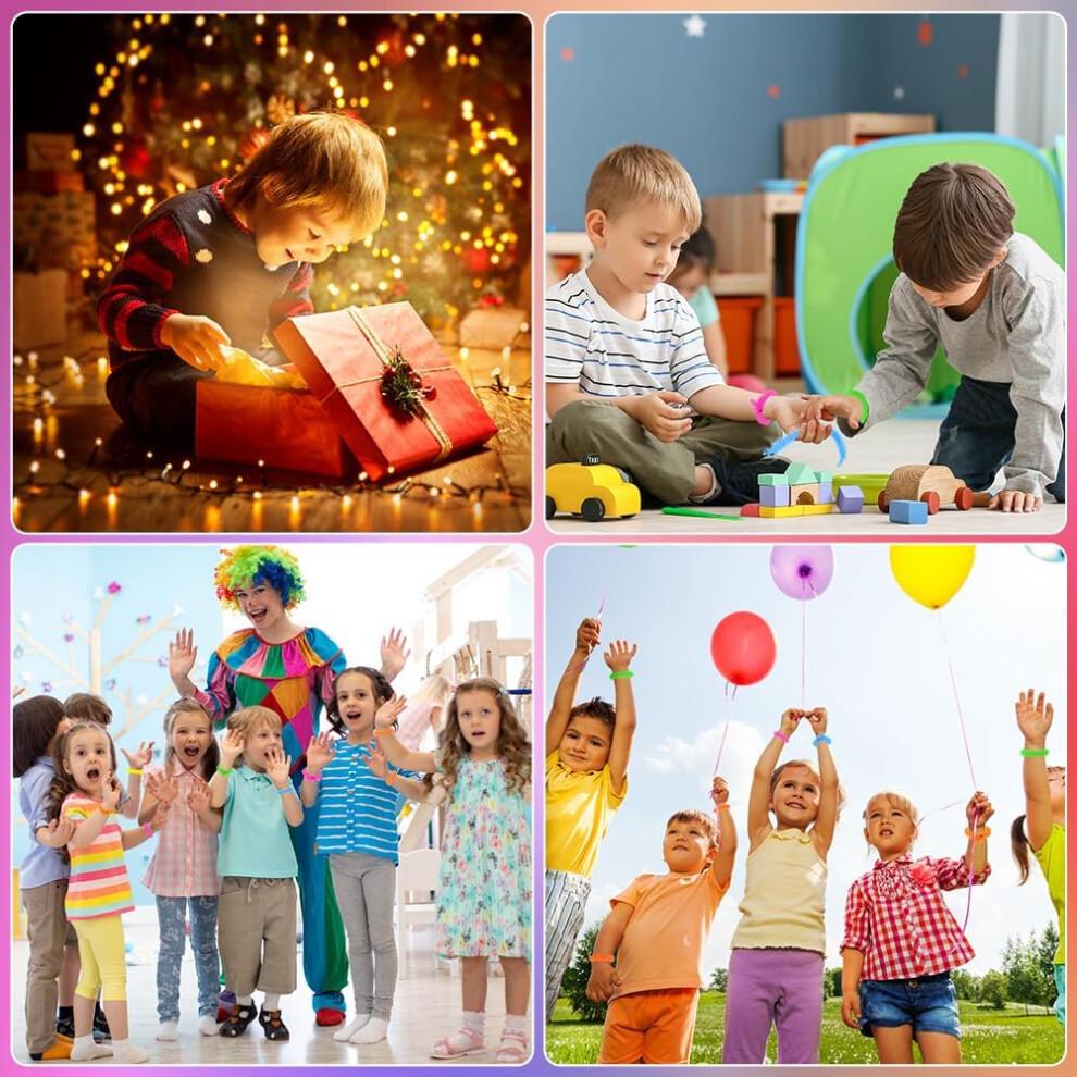 Dinosaur Stretchy String Toy, Pack of 10 Stress Relief Fidget Toy for Children and Adults