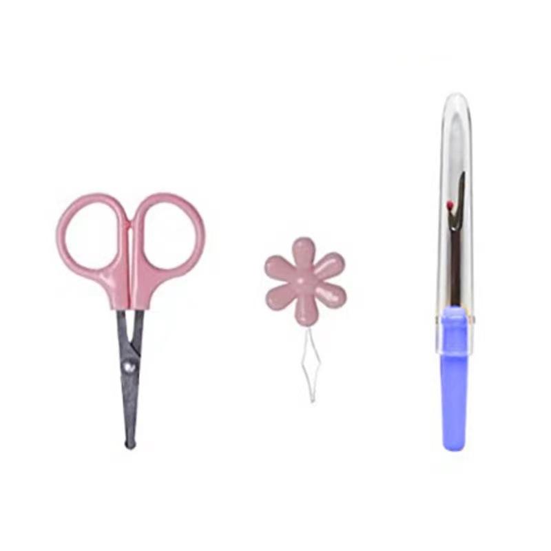 1 Set Cute Flower Girl DIY Embroidery Kit: This Craft Fabric Kit Includes Tools and Stitch Instructions Suitable for Beginners.