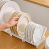 Kitchen Counter Dish Drainer Practical Dish Rack Plate and Bowl Holder for Optimal Kitchen Space Utilization