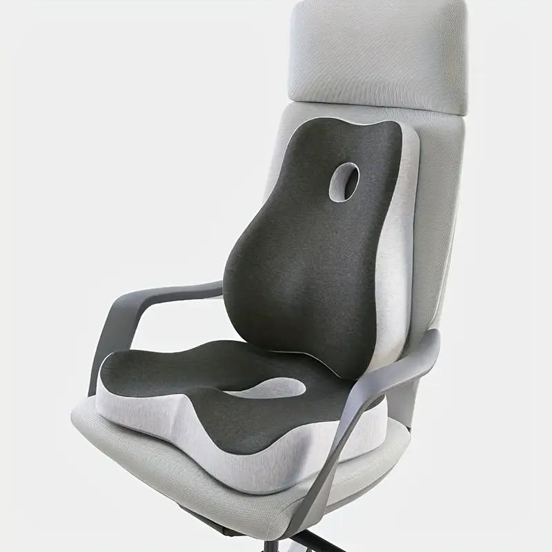 [Ergonomic Lumbar Cushion] Memory Foam Ergonomic Lumbar Support Cushion with Removable Cover,Soft Posture  Support