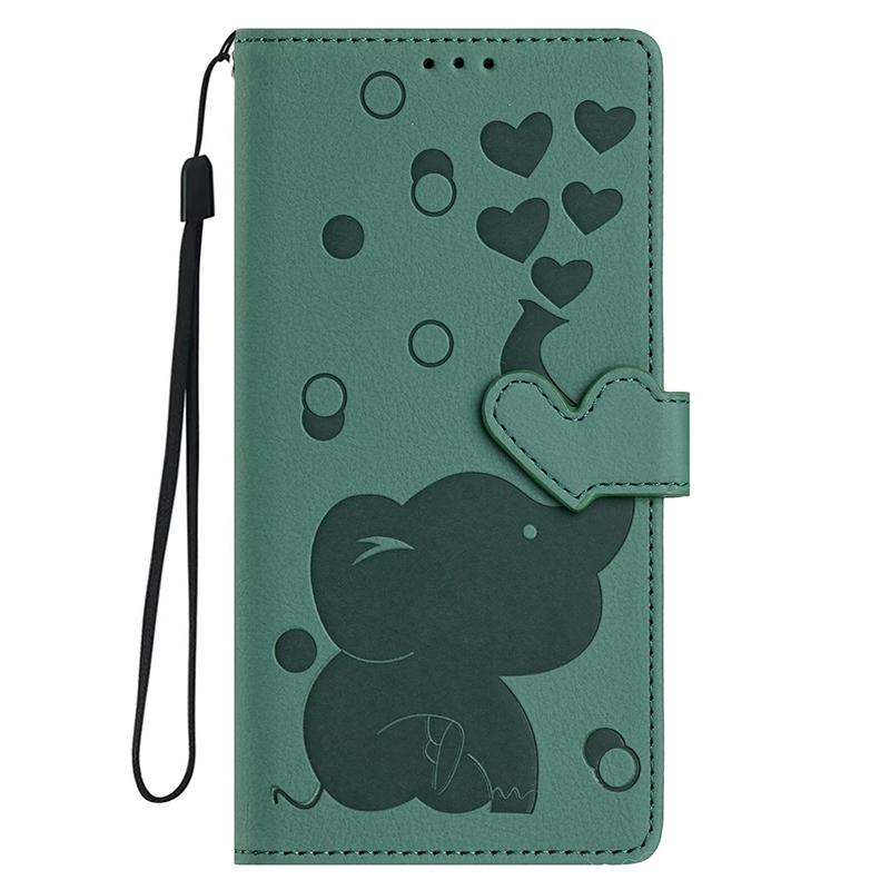 Wallet Leather Lovely Elephant Case For Xiao Mi Redmi Note 13 ProPlus 12 12S 11 10 Pro Mi 11T 12T 13T Pro Redmi 12 13 13C Cover