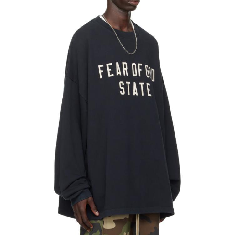 Fear of God Essentials FALL24 HOMECOMING Jersey Long Sleeve Tee LogoT Men's 125BT242010F
