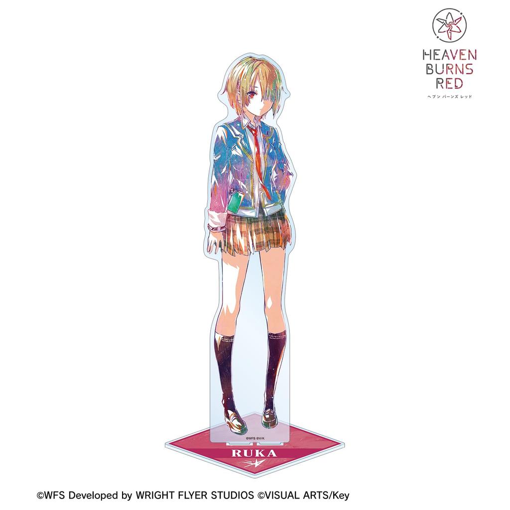 Heaven Burns Red Kayamori Tsukiuta Ani Art Extra Large Acrylic Stand