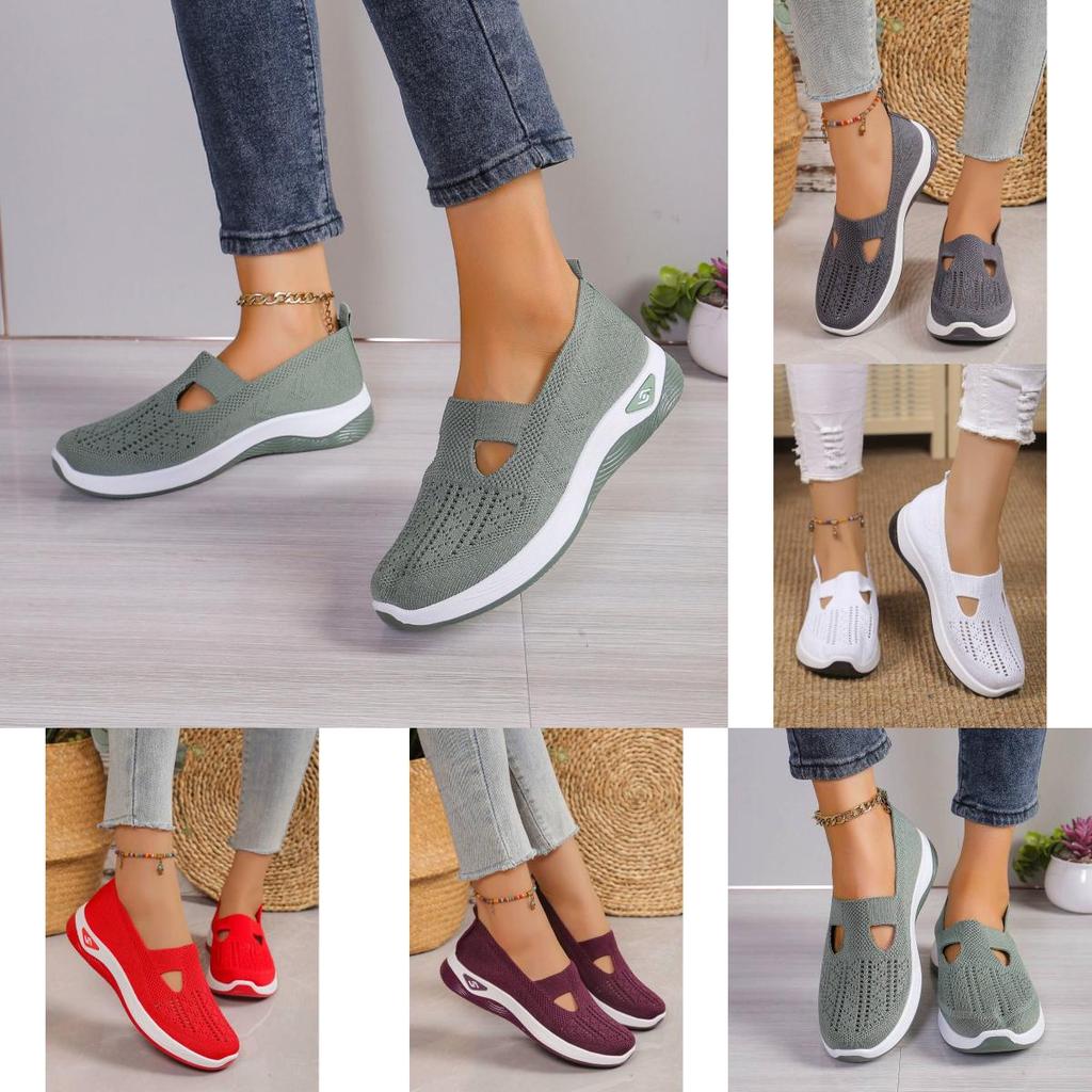 Casual Womens Breathable Mesh Slipon Shoes For Summer Comfort And Walking