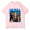 Retro Olivia Benson Tshirt Unisex Women Fashion Oversized Streetwear Male Casual Cotton T Shirts Unsiex Vintage Short Sleeve Tees