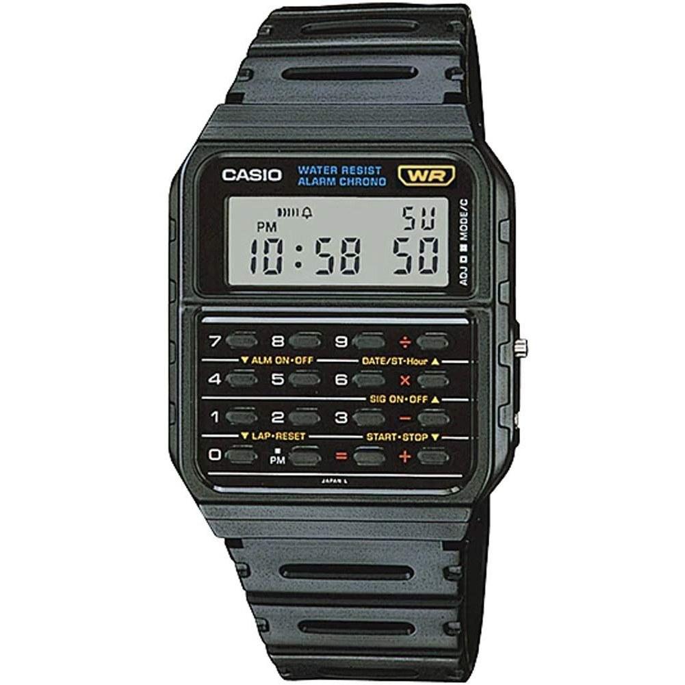 CASIO wristwatch calculator function Watch CA-53W-1Z no cosmetic box simple packaging black overseas model.