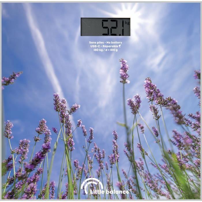 Pèse-personne - LITTLE BALANCE - USB-C - Lavandes