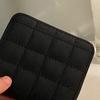 Wallet PU Leather Large Capacity 2 Fold 8 Card Slot Zipper Design for Keys Coins Black