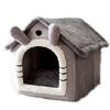 Removable & Washable Pet Villa: Cozy Enclosed Bed for Cats & Dogs, Warm All-Season Comfort