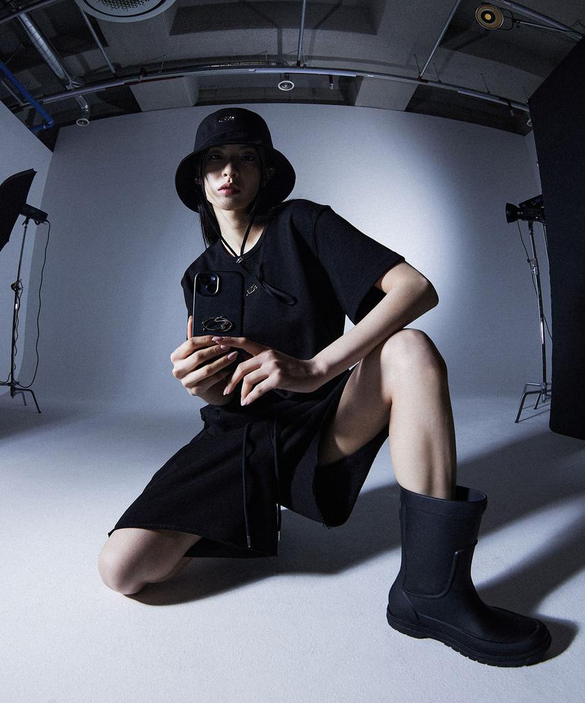 MORE THAN BLACK Logo Bucket Hat